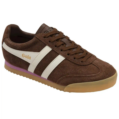 Gola Classics Women's Apollo Sneakers - Dark Brown/Off White/Dusty Rose/Gum