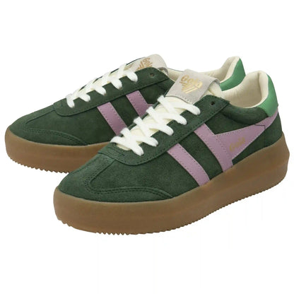 Gola Classics Women's Athena Sneakers - Evergreen/Candy/Jade/Gum