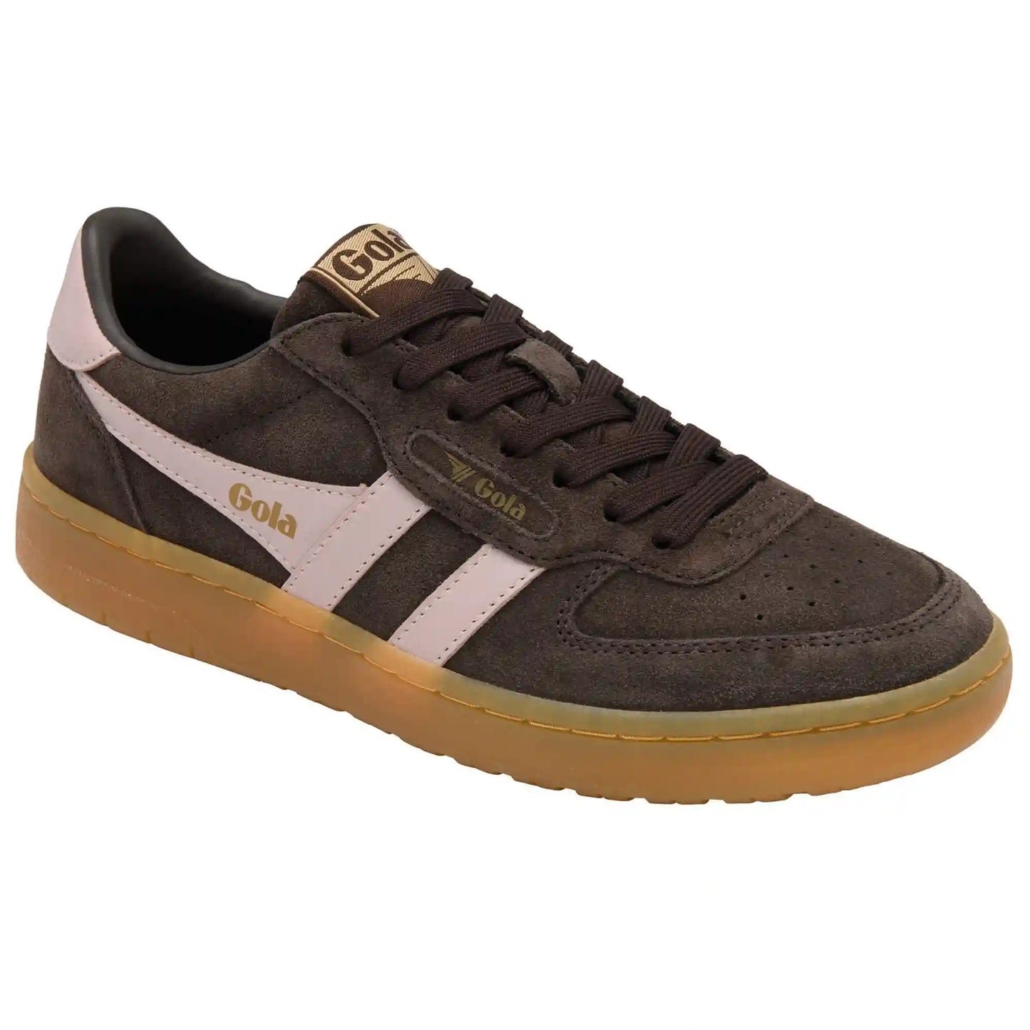 Gola Classics Women's Hawk Suede '86 Sneakers - Mocha/Chalk Pink/Gum