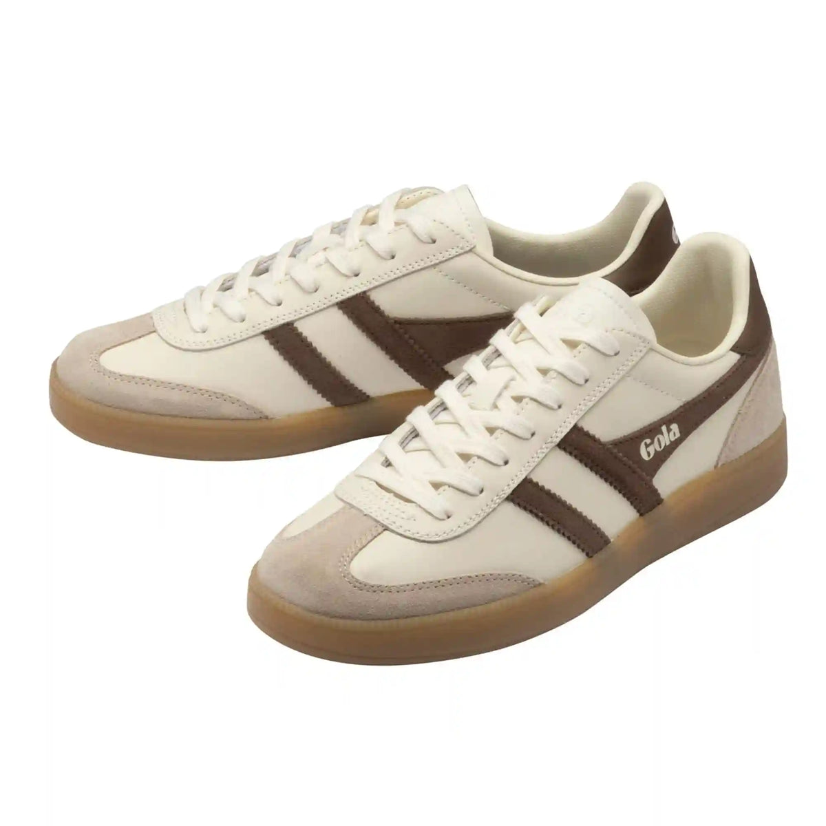 Gola Classics Men's Viper Leather Sneakers - Off White/Bone/Otter/Gum