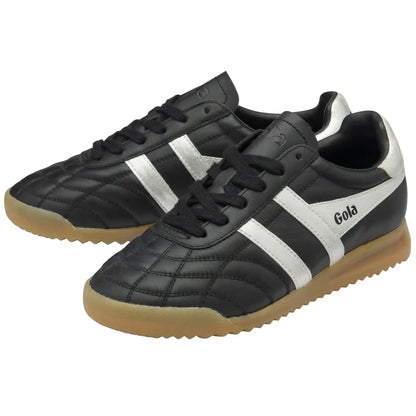 Gola Classics Women's Stadium Sneakers - Black/Silver