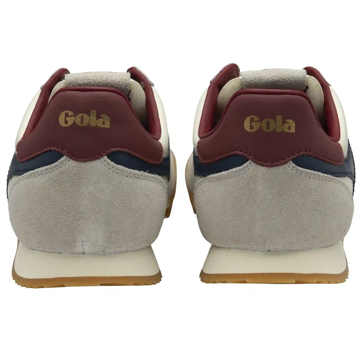 Gola Classics Men's Europa Leather Sneakers - Off White/Navy/Deep Red