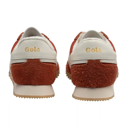Gola Classics Women's Sprinter Sneakers - Deep Orange/Off White
