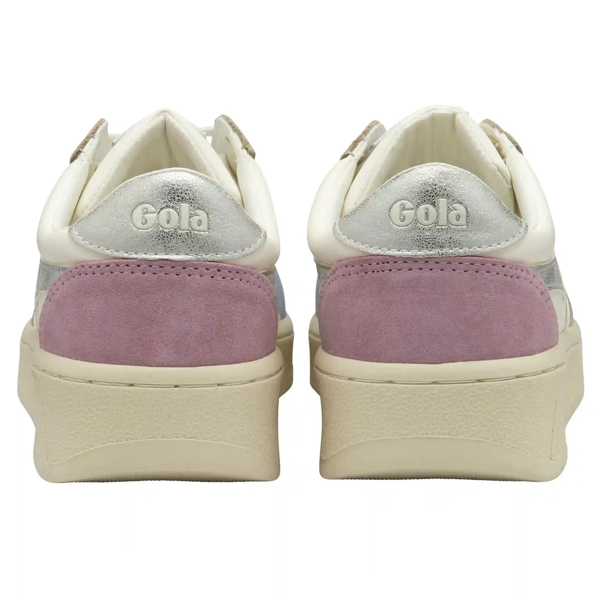 Gola Classics Women's Grandslam Quadrant Sneakers - Off White/Air/Silver/Candy