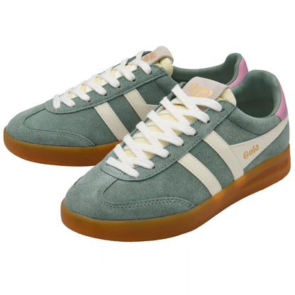 Gola Classics Women's Cyclone Sneakers - Green Mist/Off White/Candy/Gum