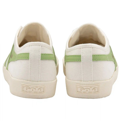 Vegan Gola Classics Women's Coaster - Off White/Patina Green
