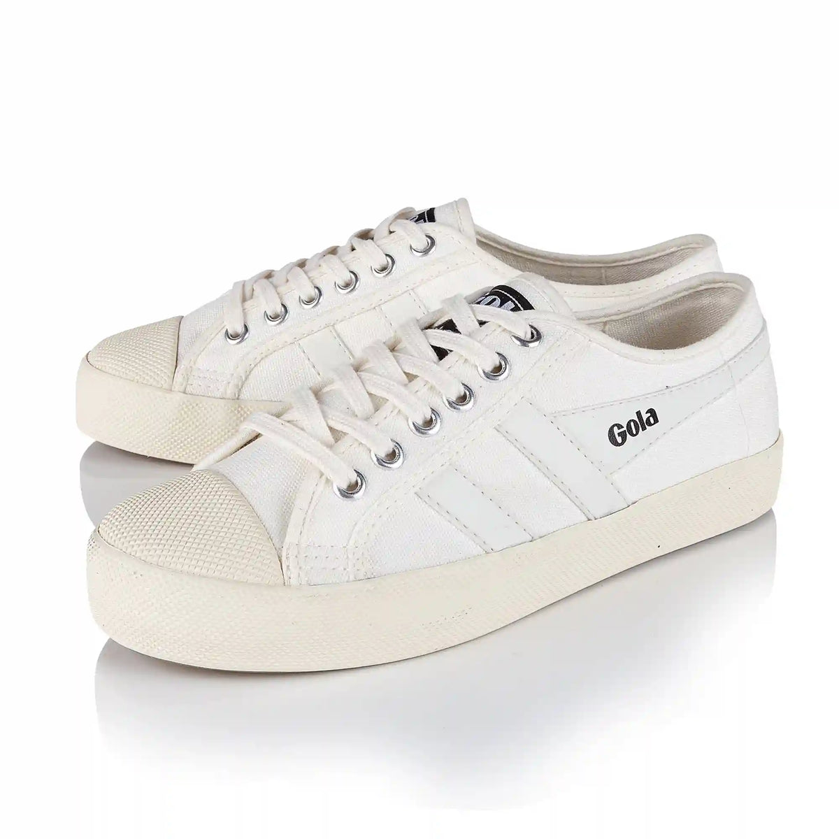 Vegan Gola Classics Women's Coaster - Off White/Off White