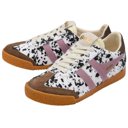 Gola Classics Women's Elan Savanna Sneakers - Dalmatian/Otter/Candy