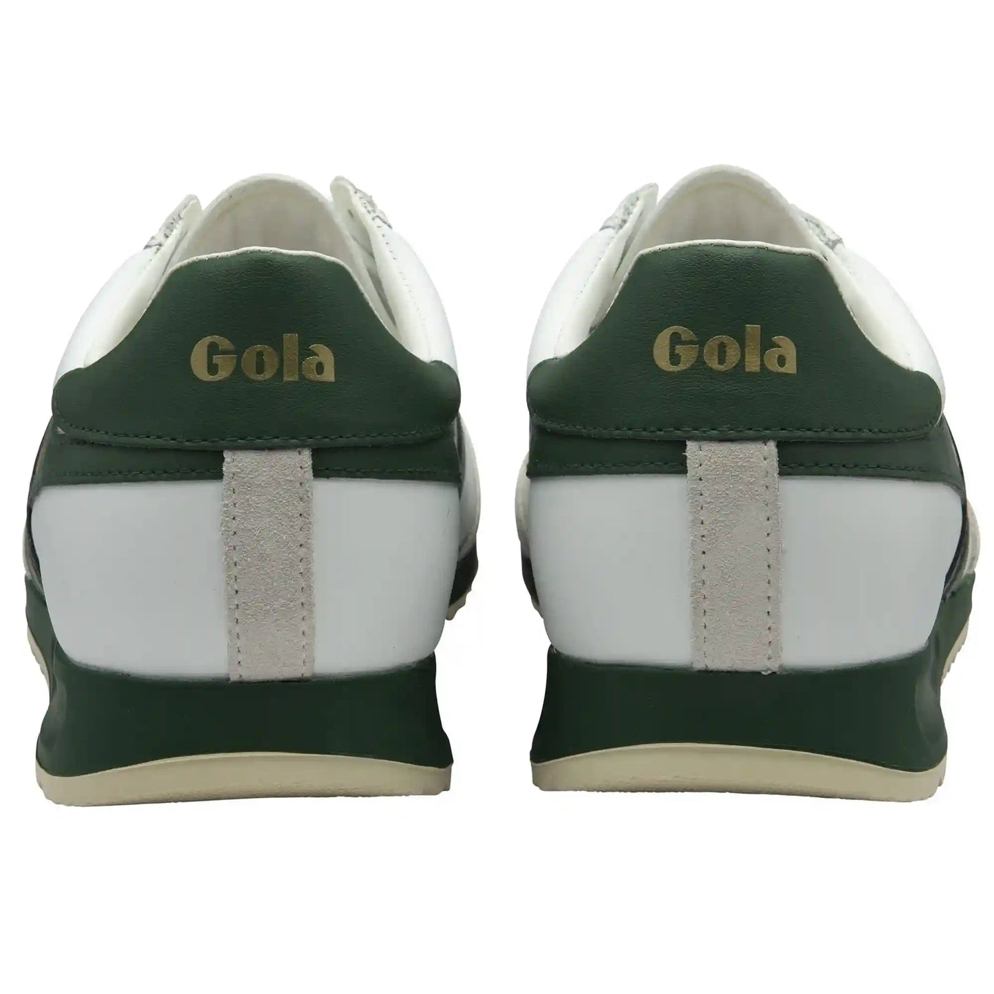 Gola Classics Men's Torpedo Leather Sneakers - White/Evergreen/Off White