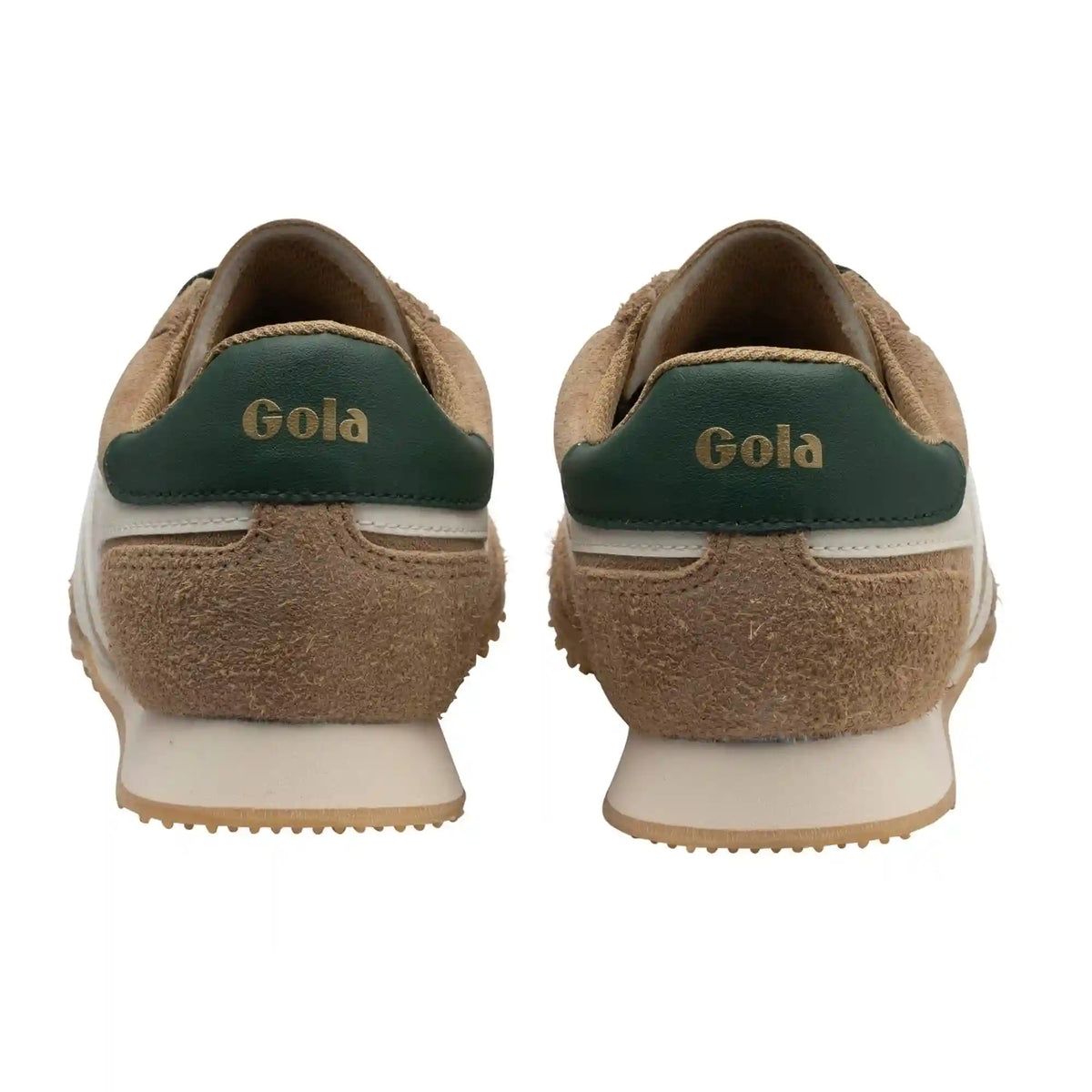 Gola Classics Women's Sprinter Suede Sneakers - Light Caramel/Off White/Evergreen