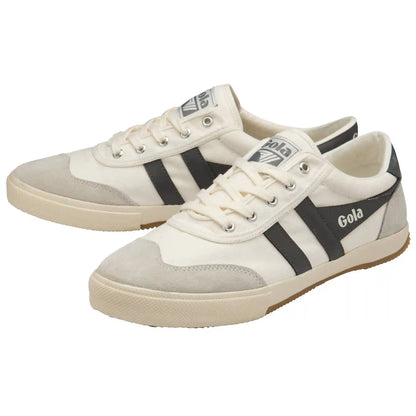 Gola Classics Men's Badminton Plimsoll Sneakers - Off White/Shadow