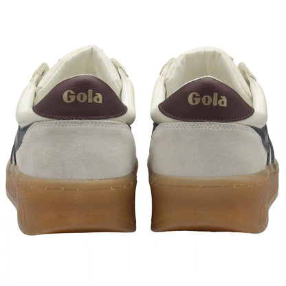 Gola Classics Men's Grandslam Elite Sneakers - Off White/Navy/Burgundy/Gum