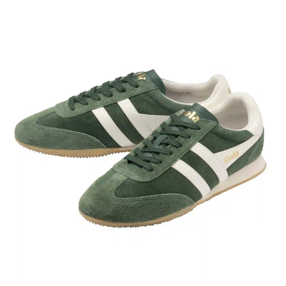 Gola Classics Men's Sprinter Suede Sneakers - Evergreen/Off White