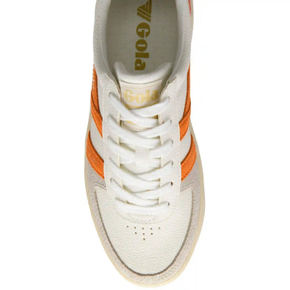 Gola Classics Women's Grandslam Trident Sneakers - White/Apricot/Buttermilk