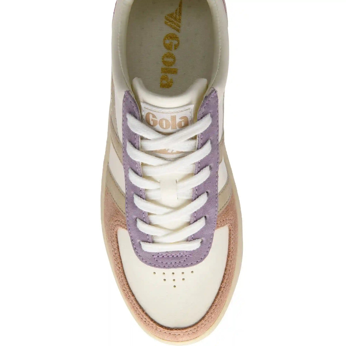 Gola Classics Women's Grandslam Quadrant Sneakers - Off White/Cameo/Gold/Candy