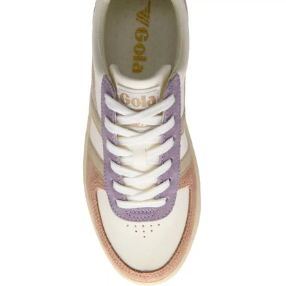 Gola Classics Women's Grandslam Quadrant Sneakers - Off White/Cameo/Gold/Candy