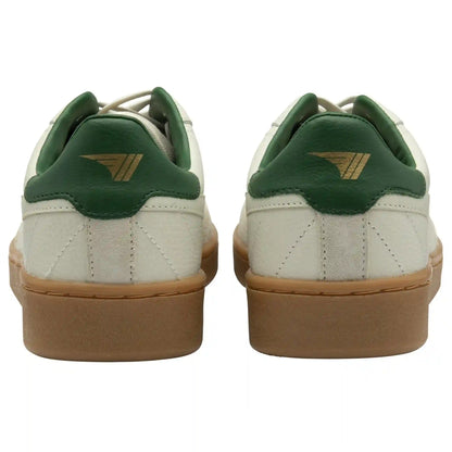 Gola Classics Men's Contact Leather Sneakers - Off White/Green/Gum
