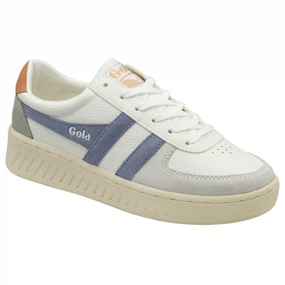 Gola Classics Women's Grandslam Trident Sneakers - White/Lavender/Terracotta