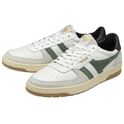 Gola Classics Men's Hawk Sneakers - White/Sage/Black