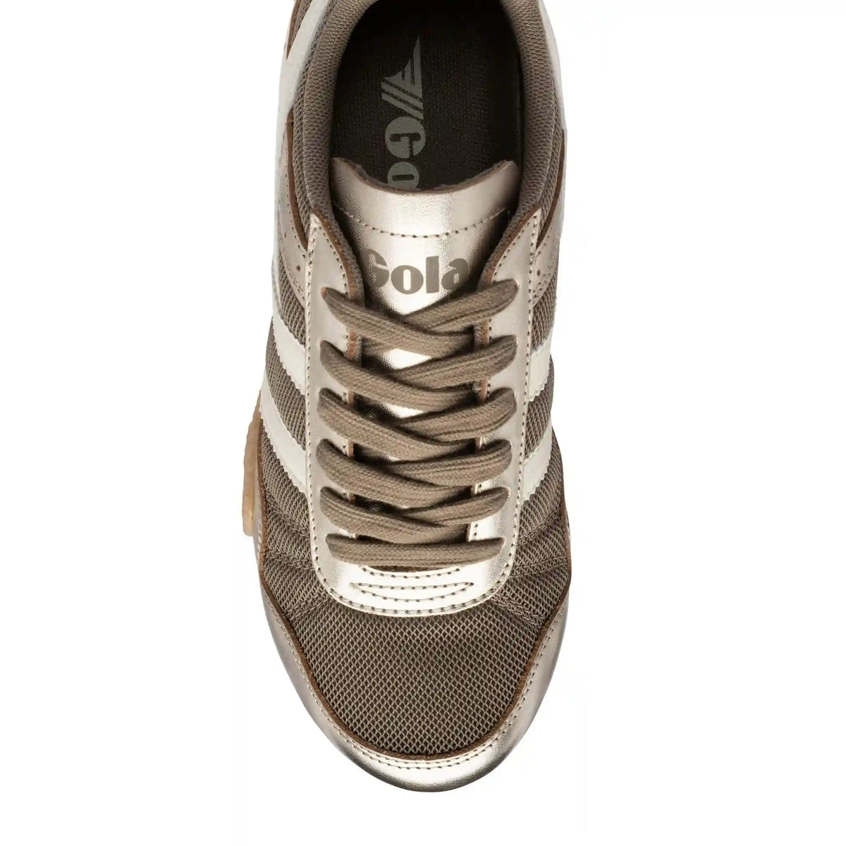 Gola Classics Women's Cascade Glimmer Sneakers - Rhino/Gold/Gum