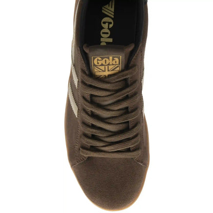 Gola Classics Men's Equipe II Suede Sneakers - Otter/Bone/Black