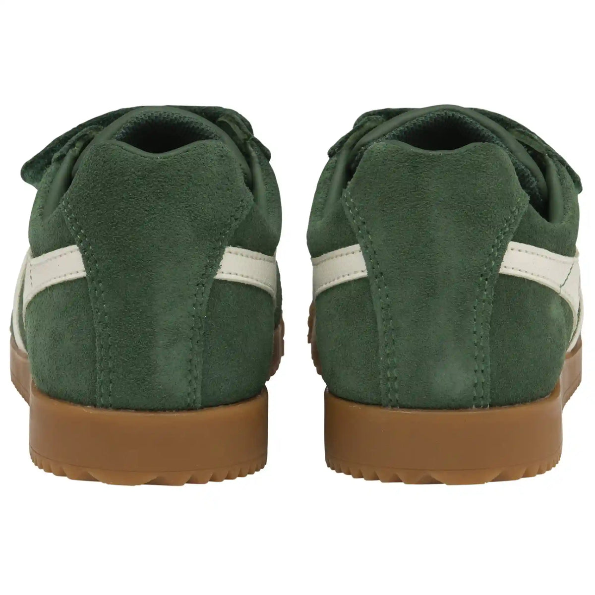 Gola Classics Kids' Harrier Strap Sneakers - Evergreen/Off White