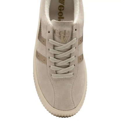 Gola Classics Women's Super Court Metallic Sneakers - Off White/Gold