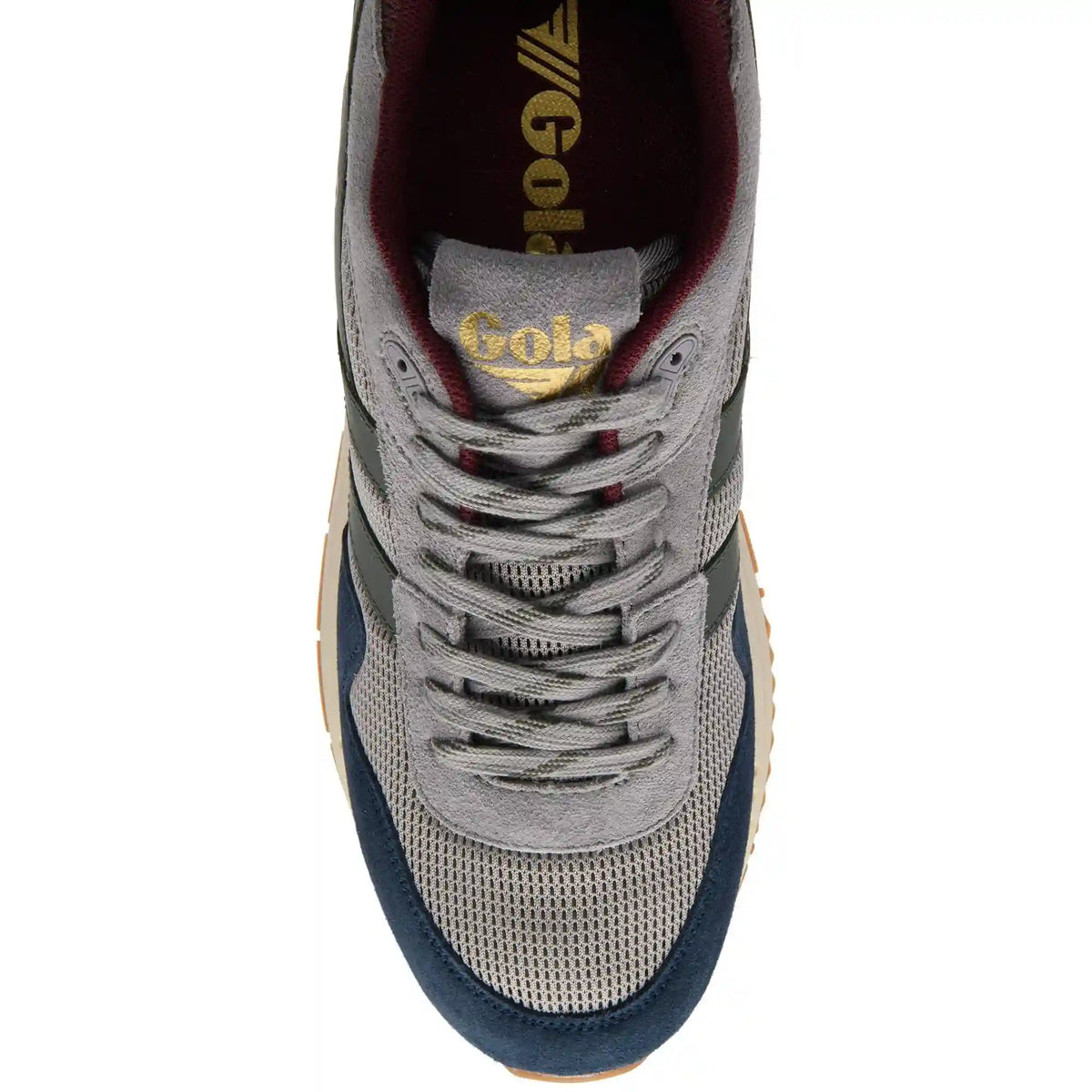 Gola Classics Men's Delta Sneakers - Cement/Navy/Dark Khaki
