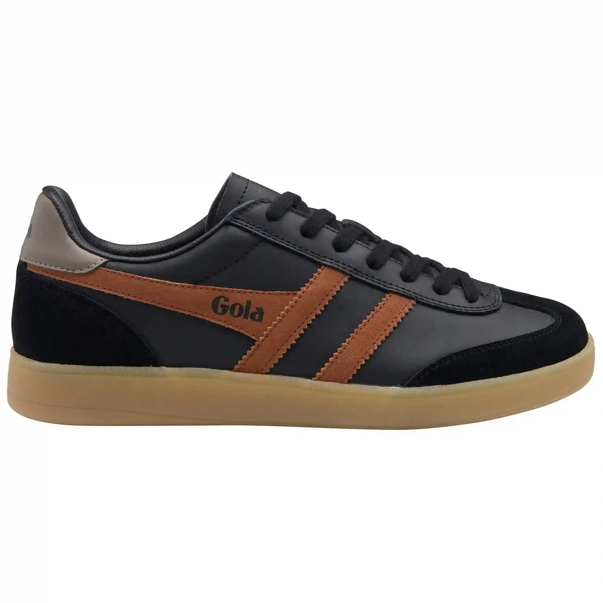 Gola Classics Men's Viper Leather Sneakers - Black/Umber/Urban Moss/Gum
