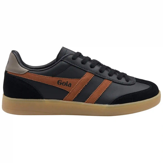 Gola Classics Men's Viper Leather Sneakers - Black/Umber/Urban Moss/Gum