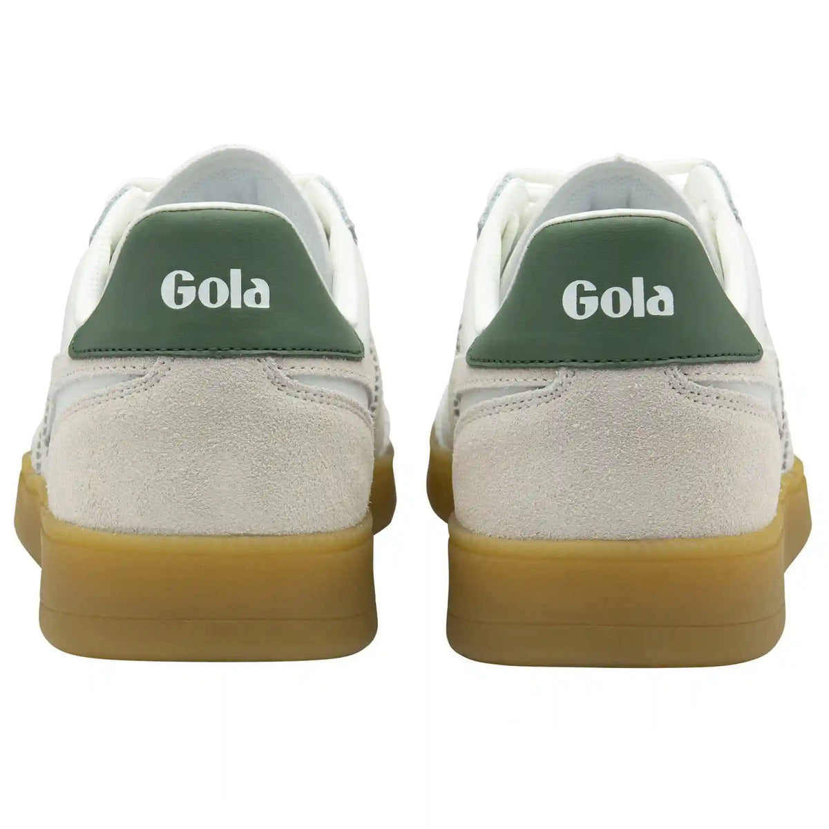 Gola Classics Men's Viper Leather Sneakers - White/White/Evergreen/Gum