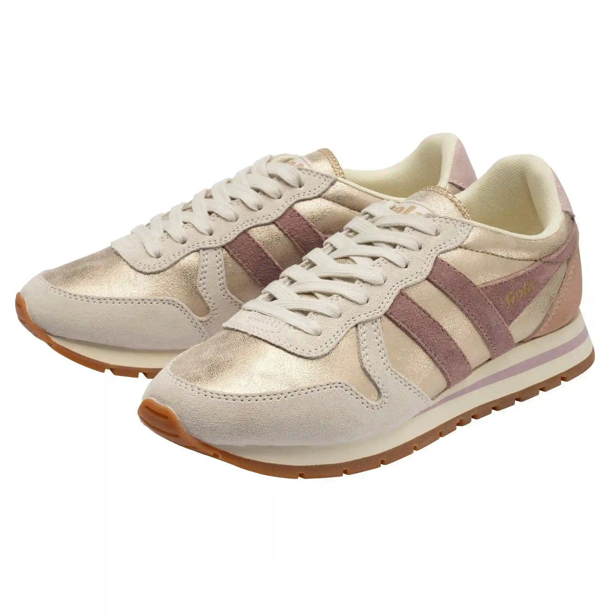 Gola Classics Women's Daytona Blaze Sneakers - Gold/Brownrose/Chalk Pink