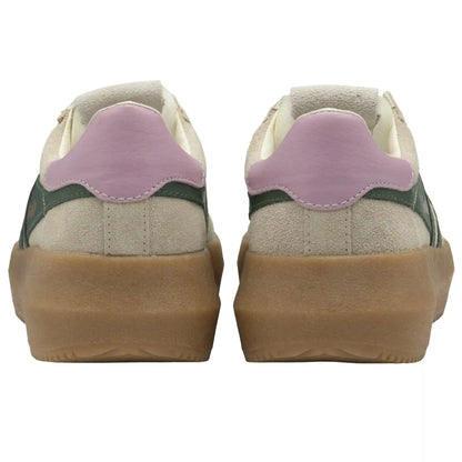 Gola Classics Women's Athena Sneakers - Bone/Evergreen/Candy/Gum