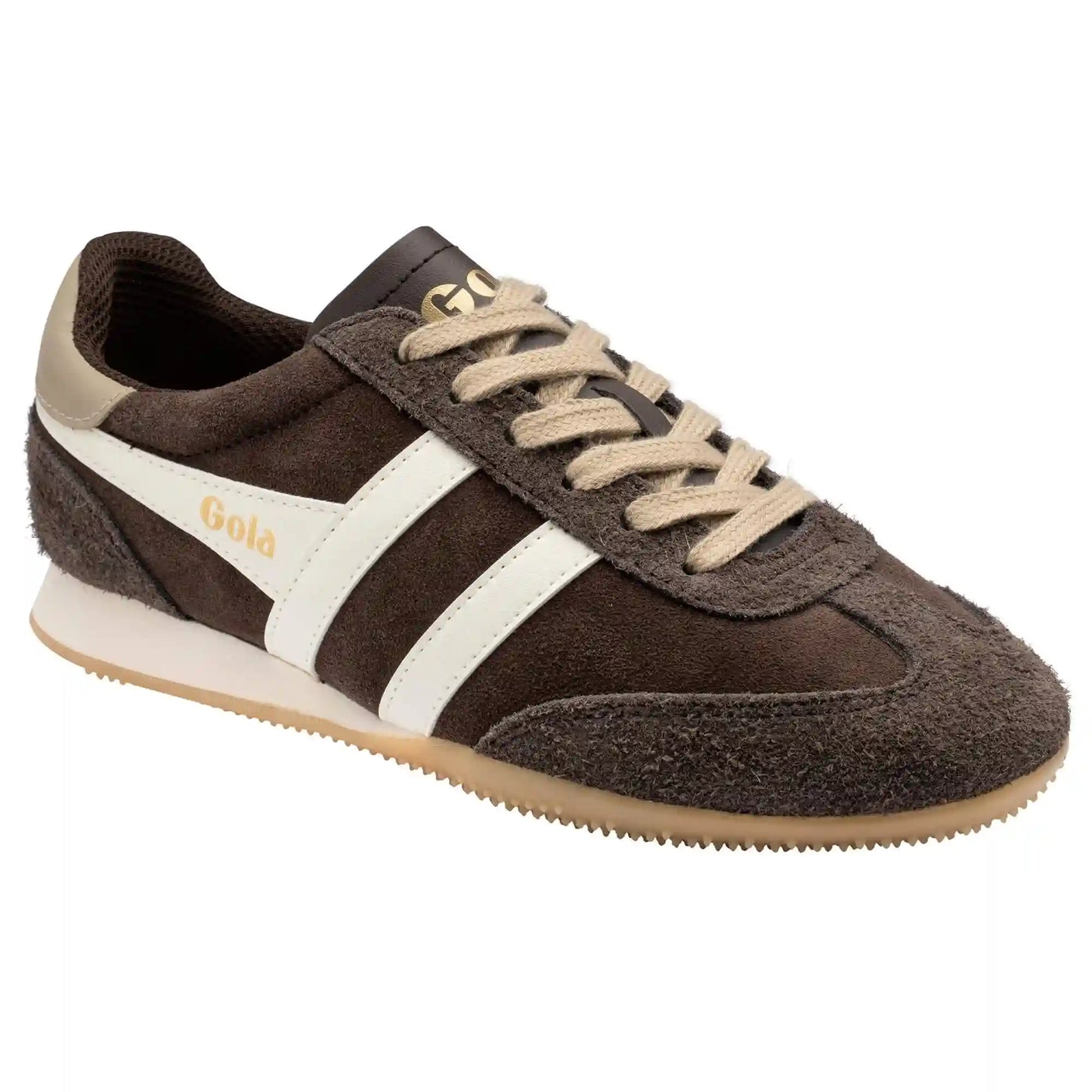 Gola Classics Women's Sprinter Suede Sneakers - Mocha/Off White/Bone