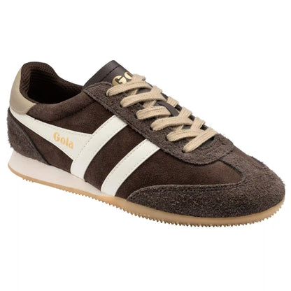 Gola Classics Women's Sprinter Suede Sneakers - Mocha/Off White/Bone