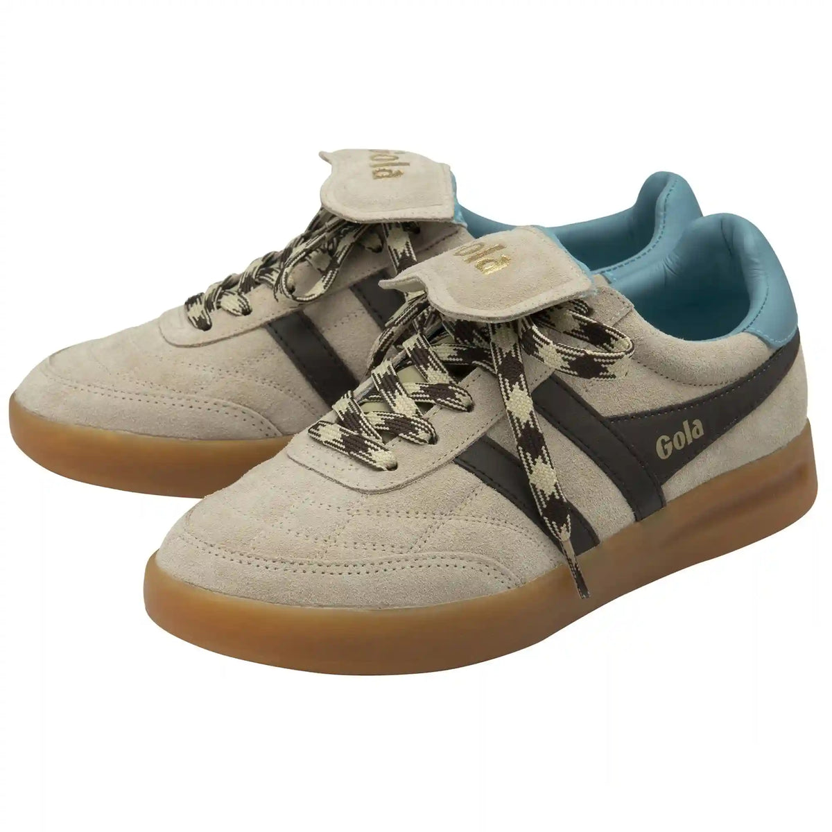 Gola Classics Women's Stadia '86 Sneakers - Bone/Mocha/Ocean/Gum