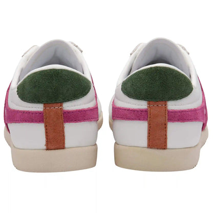 Gola Classics Women's Bullet Pure Sneakers - White/Fuchsia/Garden Green