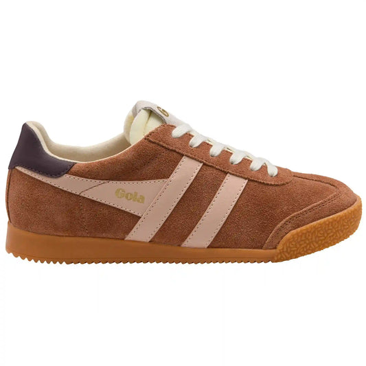 Gola Classics Women's Elan Sneakers - Umber/Pearl Pink/Cocoa