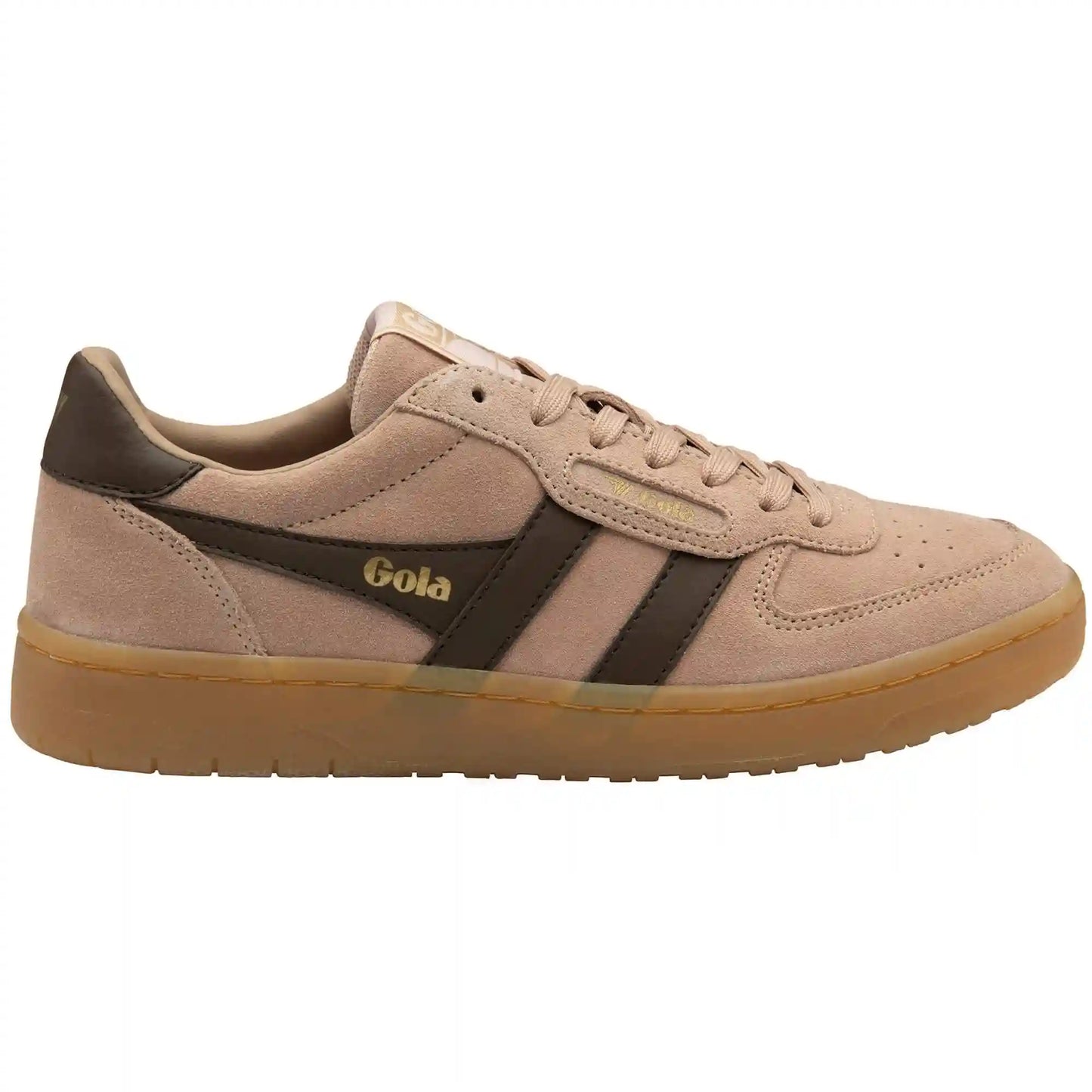 Gola Classics Women's Hawk Suede '86 Sneakers - Cameo/Dark Brown/Gum