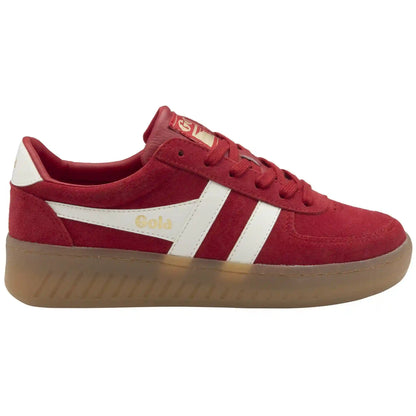 Gola Classics Women's Grandslam Suede Sneakers - Red/Off White/Gum