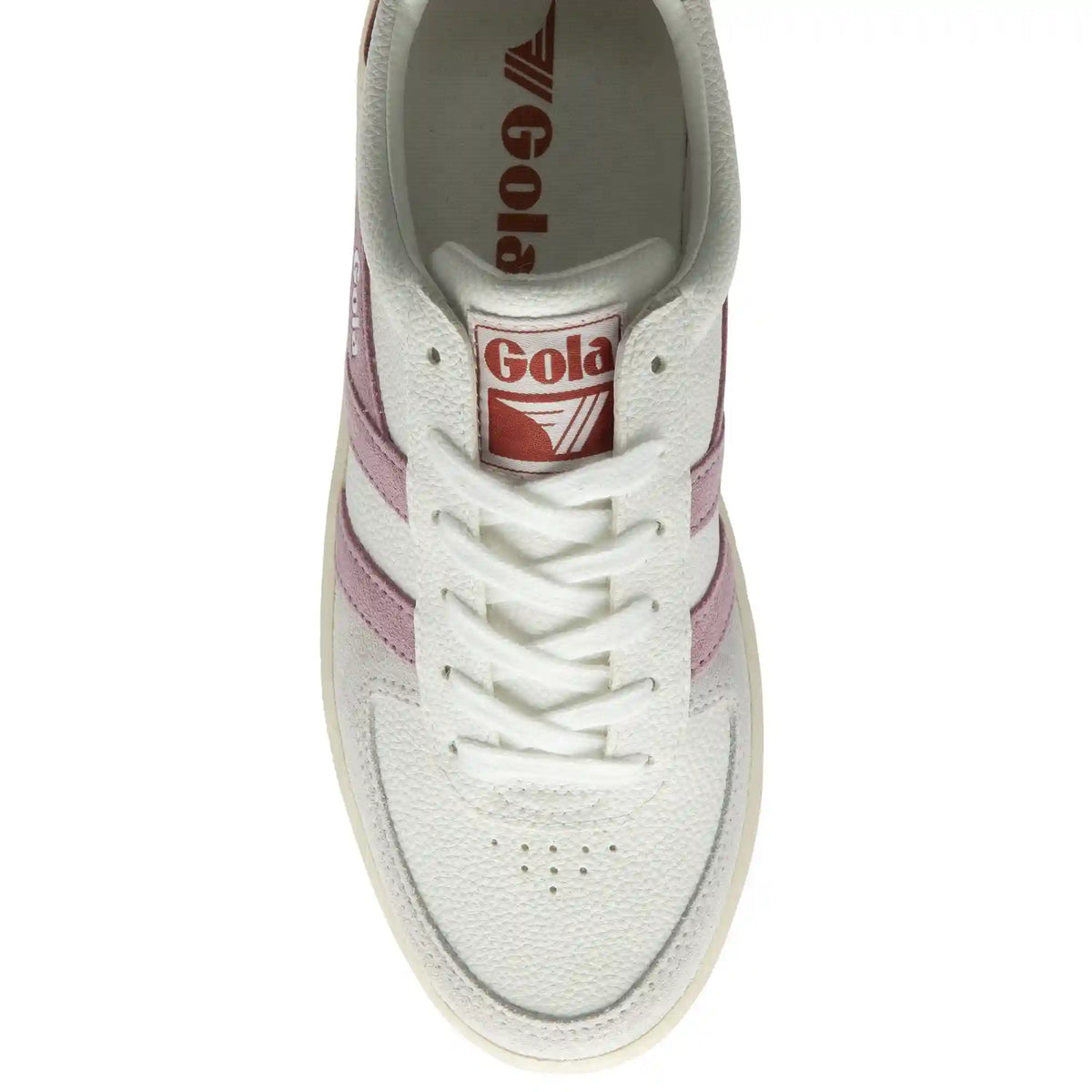 Gola Classics Women's Grandslam Trident Sneakers - White/Candy/Moody Orange