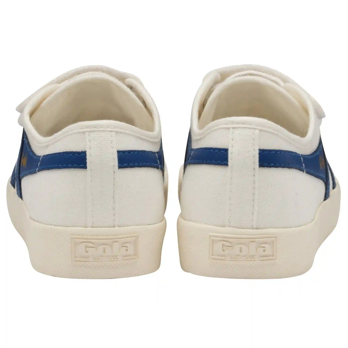 Vegan Gola Classics Women's Coaster Strap Sneakers - Off White/Vintage Blue