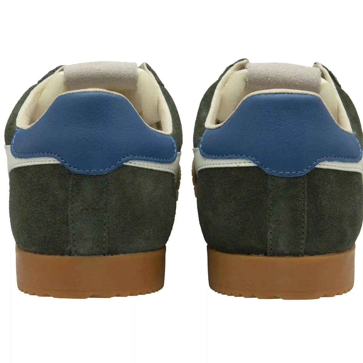 Gola Classics Men's Elan Sneakers - Dark Khaki/Off White/Sapphire