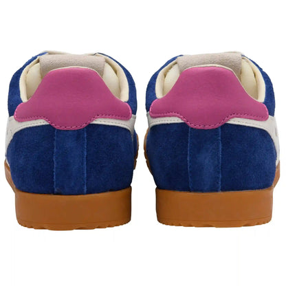 Gola Classics Women's Elan Sneakers - Deep Blue/Off White/Shocking Pink