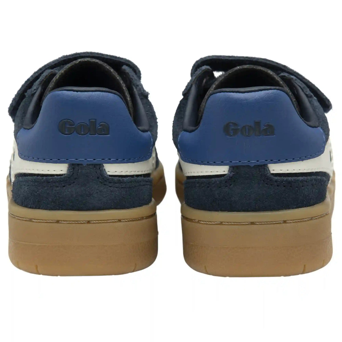 Gola Classics Kids' Viper Strap Sneakers - Navy/Off White/Sapphire/Gum