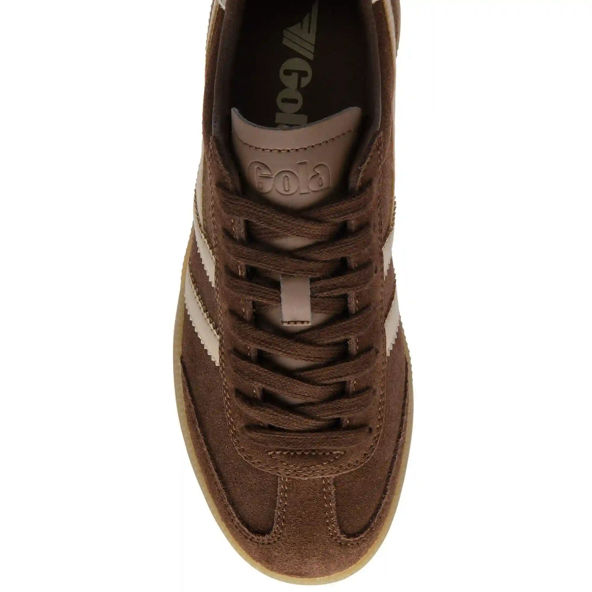 Gola Classics Women's Viper Sneakers - Dark Brown/Bone/Gold/Gum