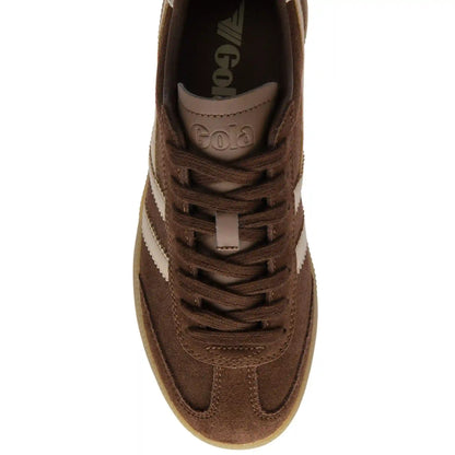 Gola Classics Women's Viper Sneakers - Dark Brown/Bone/Gold/Gum