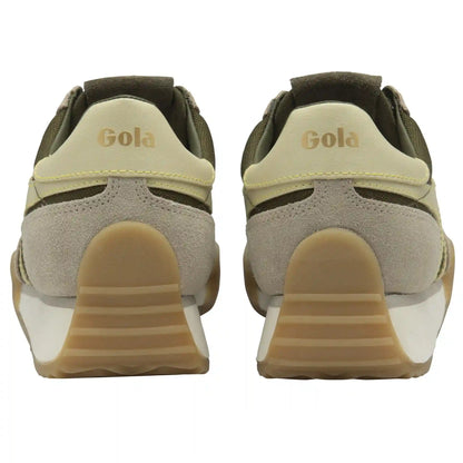 Gola Classics Women's Pacer Sneakers - Khaki/Bone/Buttermilk