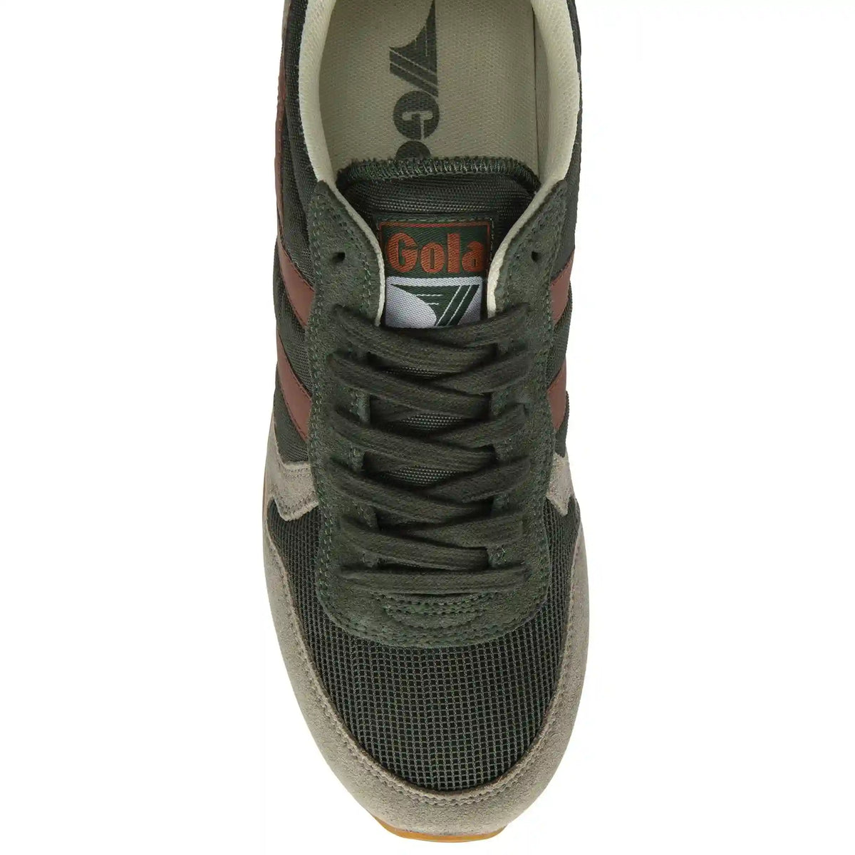 Gola Classics Men's Daytona Sneakers - Dark Khaki/Rhino/Rust
