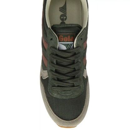 Gola Classics Men's Daytona Sneakers - Dark Khaki/Rhino/Rust